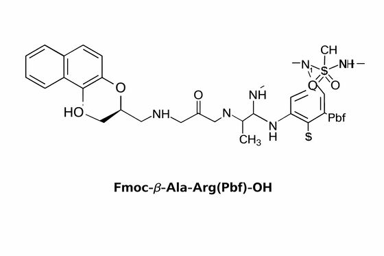 Fmoc-β-Ala-Arg ((Pbf) -OH সলিড-ফেজ পেপটাইড সংশ্লেষণ