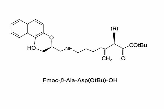 Fmoc-β-Ala-Asp ((OtBu) -OH অ্যাসিডিক অ্যামিনো অ্যাসিড (Asp) প্রবর্তন SPPS